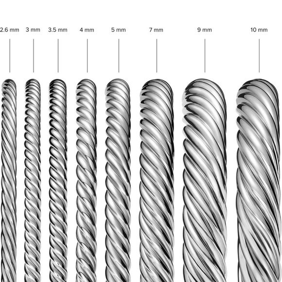 David yurman. Classic Cable Bracelet. Amethyst. 7mm - Picture 5 of 10